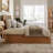 Madison Solid Wood Platform Bed with Panel Footboard and Trundle-96140447