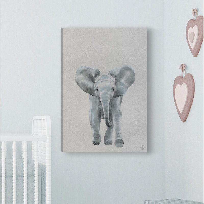 «Here Goes the Elephant II», reproduction sur toile, H 18 po x l 12 po x P 1,5 po