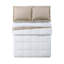 Everyday Baffle Box Stitch Solid Colour Comforter-1961571815-1961571821