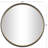 Bernulf Solid Wood Circle Wall Mirror