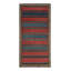Wool Area Rug in Red/Blue