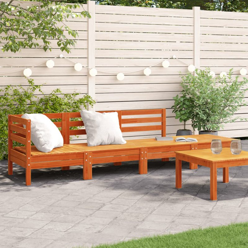Malaga 254cm Wide Rectangle Patio Sofa