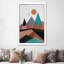 Copper Mountains - Floater Frame Print on Canvas-1788063670-1788063668