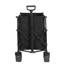 Chariot de plage, chariot pliable 220 lb avec chariots pliants de grandes roues, chariot de jardin pliant robuste de 300 litres avec grandes roues tout-terrain et porte-gobelets. Noir-117353979