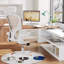 Fauteuil de bureau robuste en maille Michaelynn-857309950-857309944