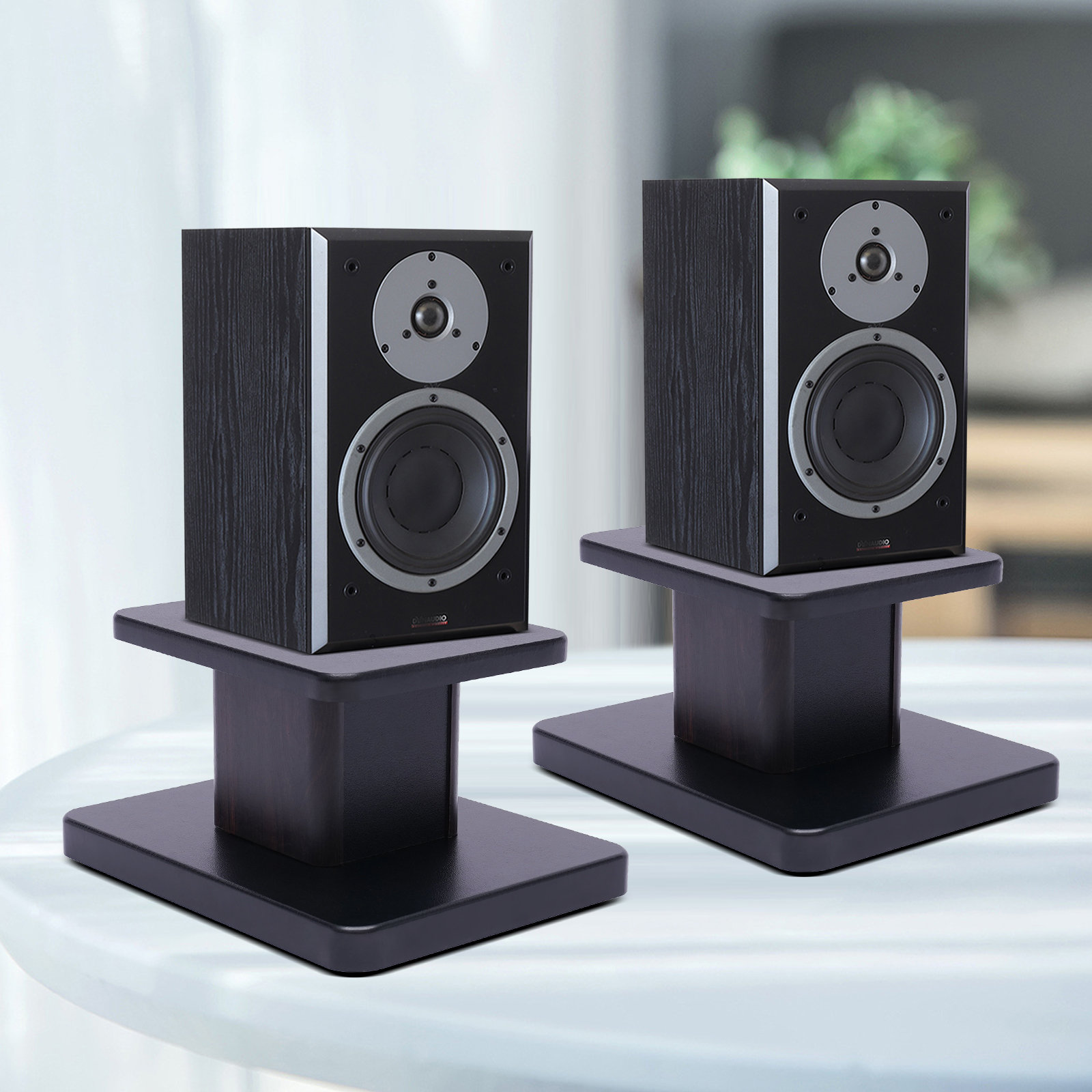 Hardwood Speaker Stands - Foter