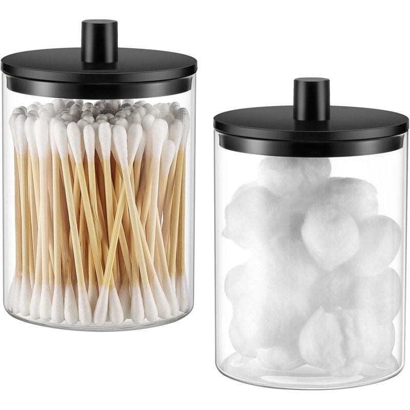 Porte-distributeur - Pot d'apothicaire transparent 10 oz