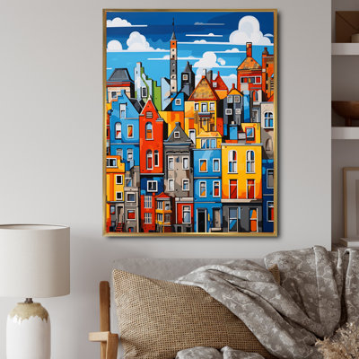 «Krittika City Copenhagen Popart II», reproduction sur toile