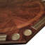 Round Expanding Dining Table & Poker With Table Two Leaf Storage Cabinets