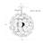 Poppy Glass Chandelier Large