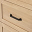 Base de meuble-lavabo simple 60 po en chêne massif ARIEL Monreau-99377272