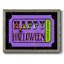 "Happy Halloween Billet", art textuel sur toile-860203133-860203014