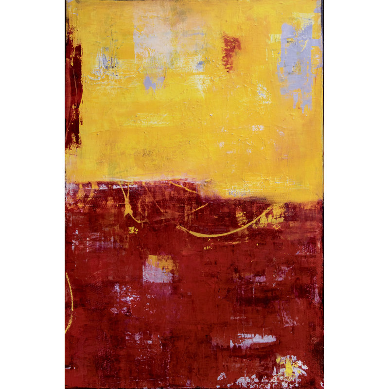 Some Like It Hot - Painting, 122cm H x 81cm W, Black Floater Framed