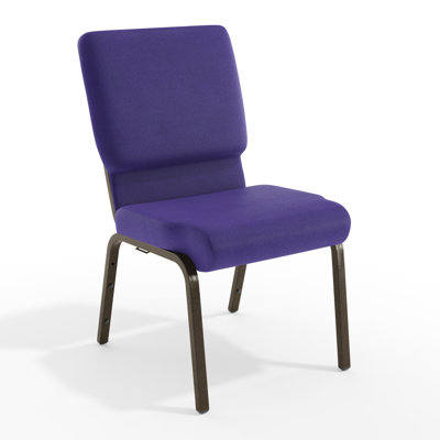 Chaise d'église empilable en tissu 18,5 po Rayleigh
