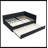 Full Size Daybed with Trundle, Upholstered Tufted Sofa Bed, Comfortable Backrest and Armrests, Velvet Fabric