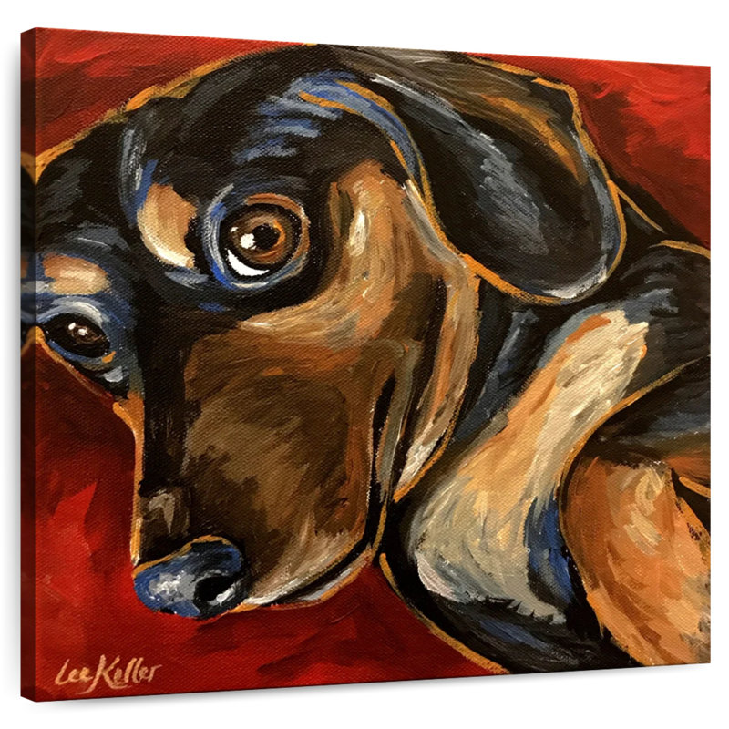 Brampt Dachshund Expressive, 36'' H x 36'' W