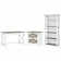 Huckins 3 Writing Desk Office Set