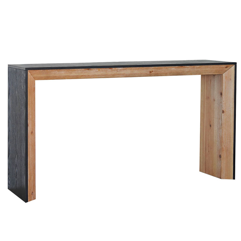 Black Wood Console Table