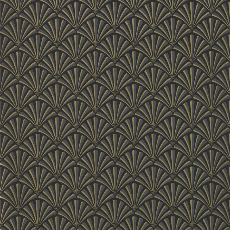 Chrysler Lusso 10.05m x 52cm 3D Embossed Wallpaper Roll, Noir