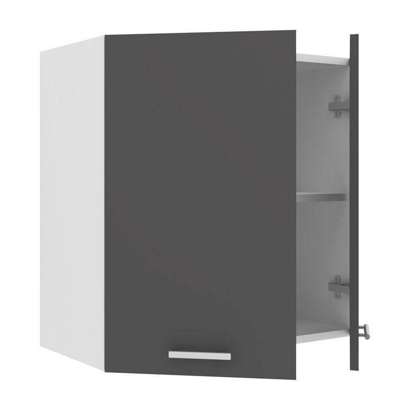60cm Kitchen Pantry, Black