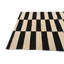 Tapis noir et blanc 3x4 Petrella