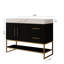 Single Bathroom Vanity with Faux Marble Top