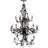 Rustic Lodge 24 - Light Dimmable Empire Chandelier