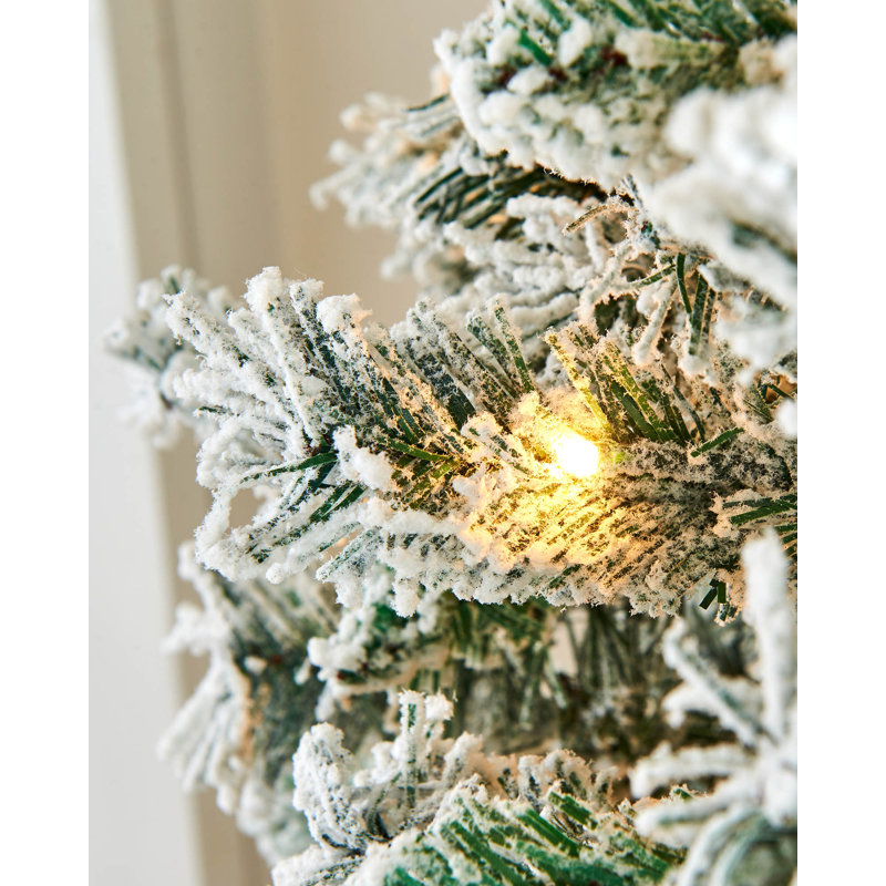 7' H Lighted Artificial Christmas Tree