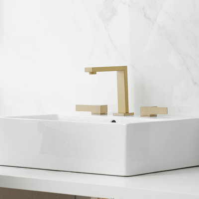 Robinet de salle de bain à large entraxe avec bonde