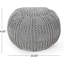 Pouf rond en coton 20 x 20 Yuny