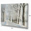«Winter Road in Dense Foggy Forest», reproduction de photo sur toile-19408832