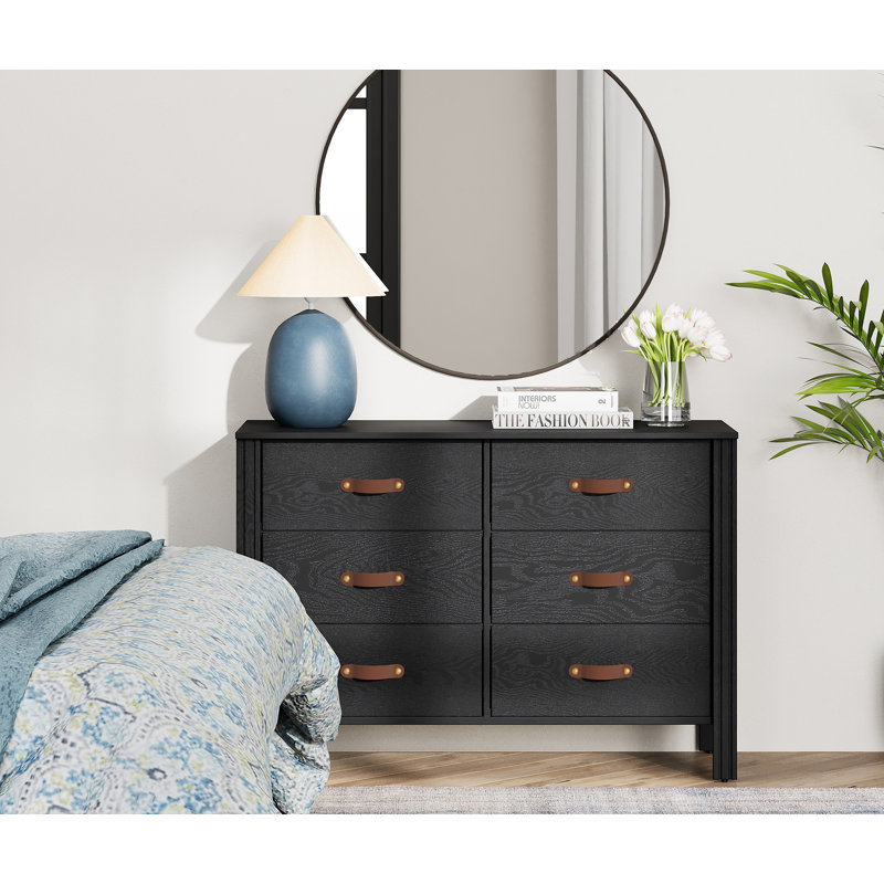 Roshaad Unfinished TV Stand, Black