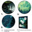 Northern Lights Aurora Reflection 3 - Northern Lights, art mural-1312896926-1312896916