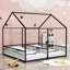 Lits simples et lits plateforme simple en forme de maison-1748757703