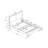 Queen Size Bed, Upholstered In White , For A Beautiful Bedroom Faux Leather Look