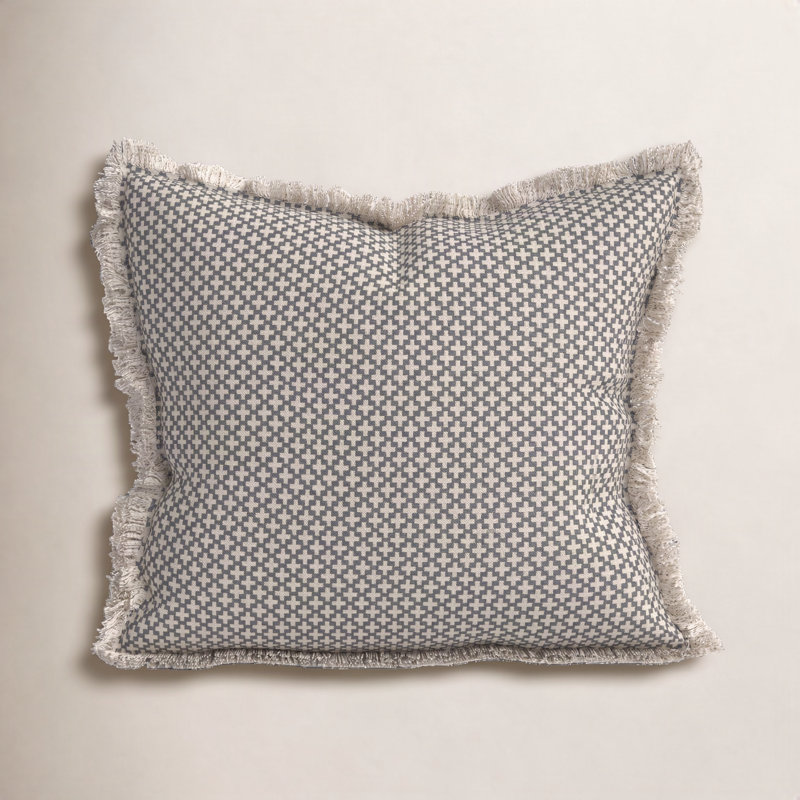 Coussin en coton Callisto, Ardoise