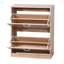 Armoire à chaussures moderne avec 2 tiroirs rabattables pour le vestibule