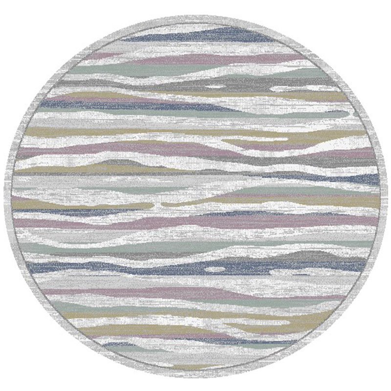 Breona Abstract Indoor Rug, Round 5'3"