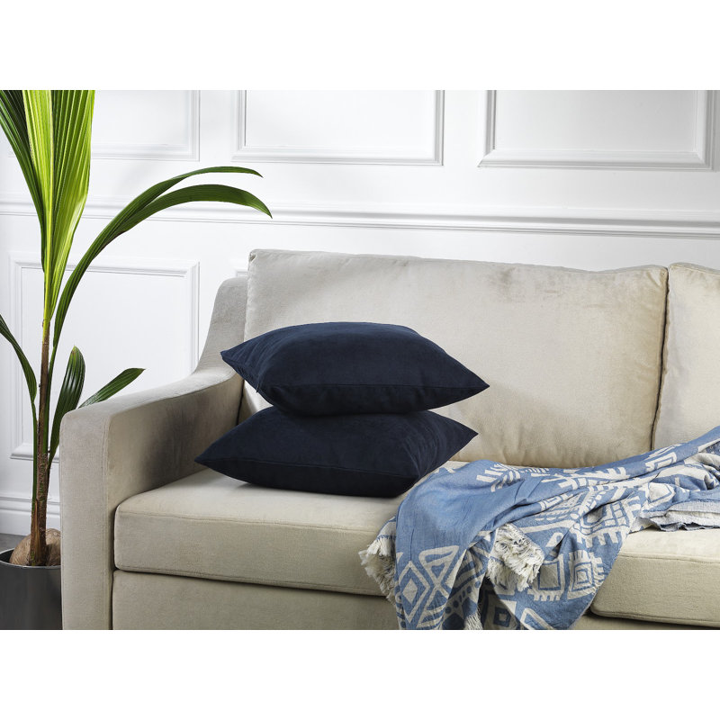 Housses de coussin décoratif, H 14 po x l 14 po, Bleu royal