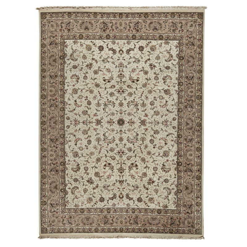 Tapis rectangulaire noué à la main