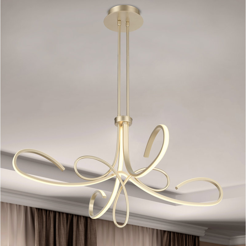 Dimmable LED Geometric Chandelier