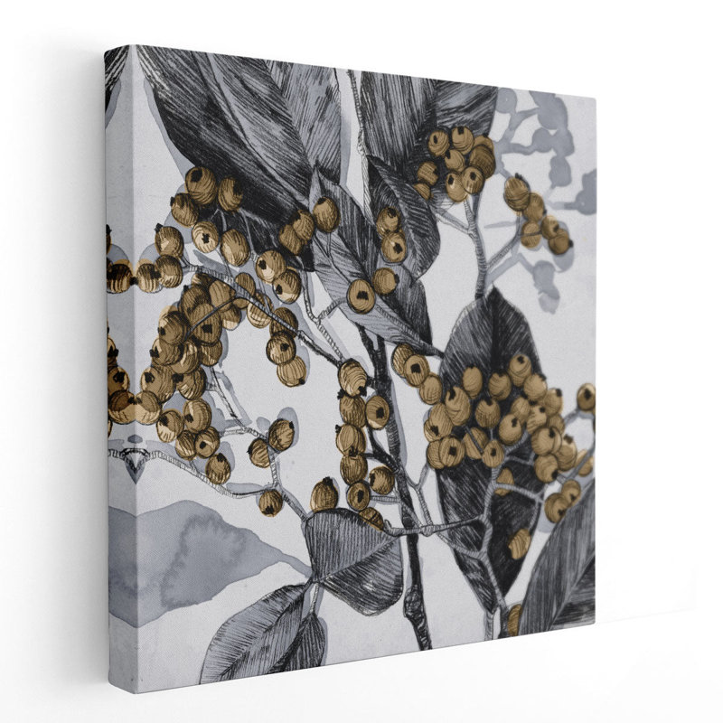 Holly Shadow II - Canvas Print Wall Art, 20" H x 20" W