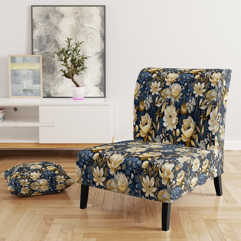 Fauteuil de chambre rembourré Blue Oasis