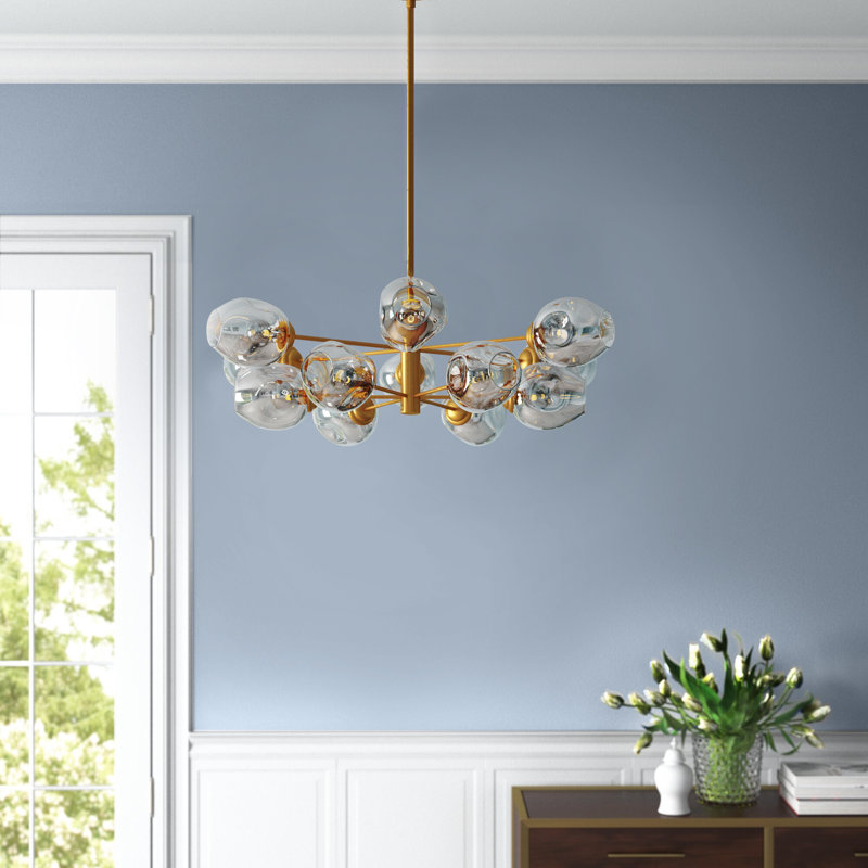 Andi 12 - Light Dimmable Bell Chandelier