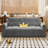 Multi-functional Modern Corduroy Convertible Sofa Bed For Living Rooms And Small Spaces-2080051112