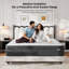 25cm Medium-Firm Memory Foam Pocket Sprung Mattress-101433404