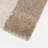 Alyzia Beige Modern Stripe Shag Area Rug-1181158799