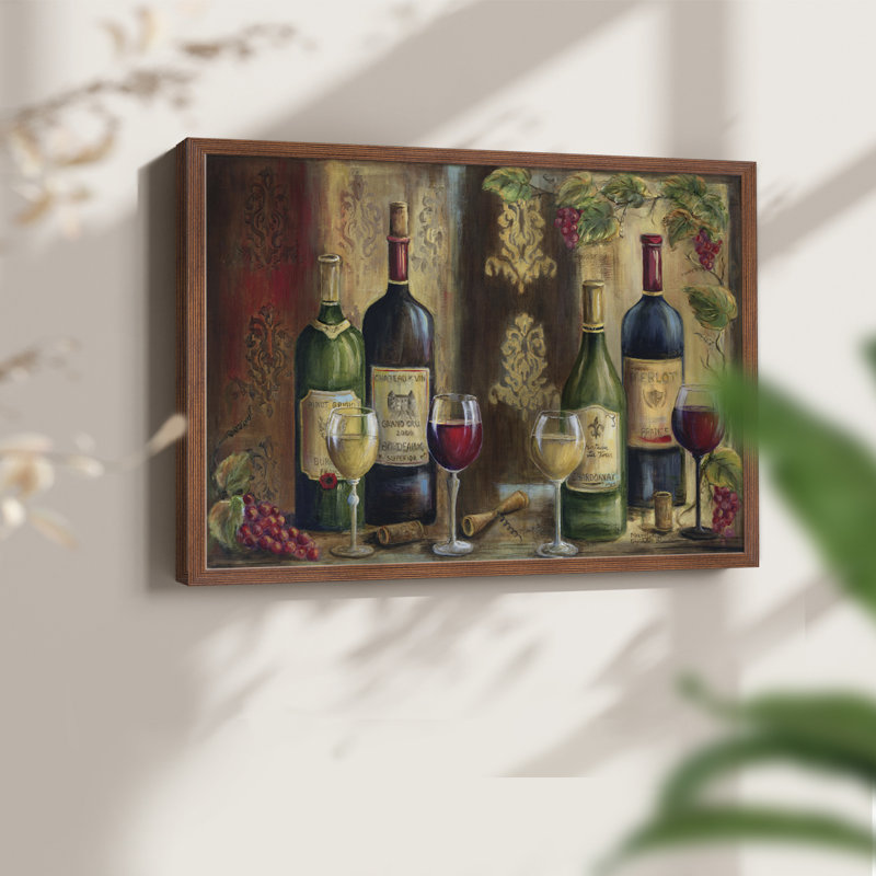 Variété rétro - reproduction encadrée, H 11 po x l 14 po, Noyer