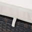 Chaise longue inclinable longue avec coussins-93808831