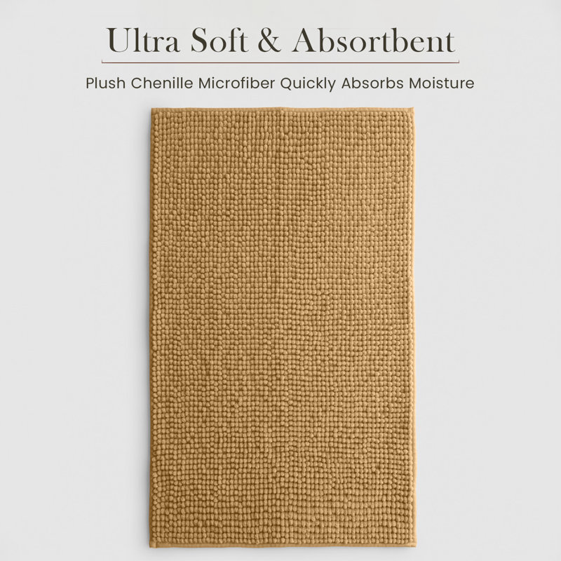 Taigen Non-Slip Indoor Door Mat, 50x80cm, Beige